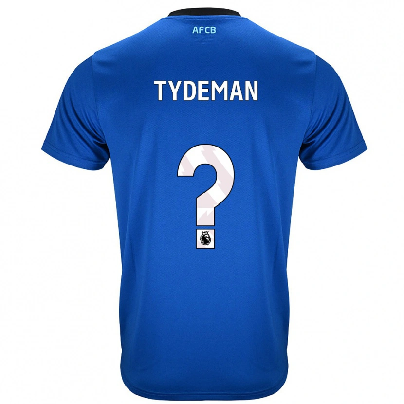 Danxen Dames Kian Tydeman #0 Blauw Zwart Uitshirt Uittenue 2025/26 T-Shirt