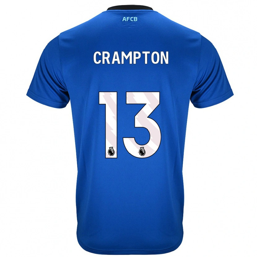 Danxen Dames Kai Crampton #13 Blauw Zwart Uitshirt Uittenue 2025/26 T-Shirt