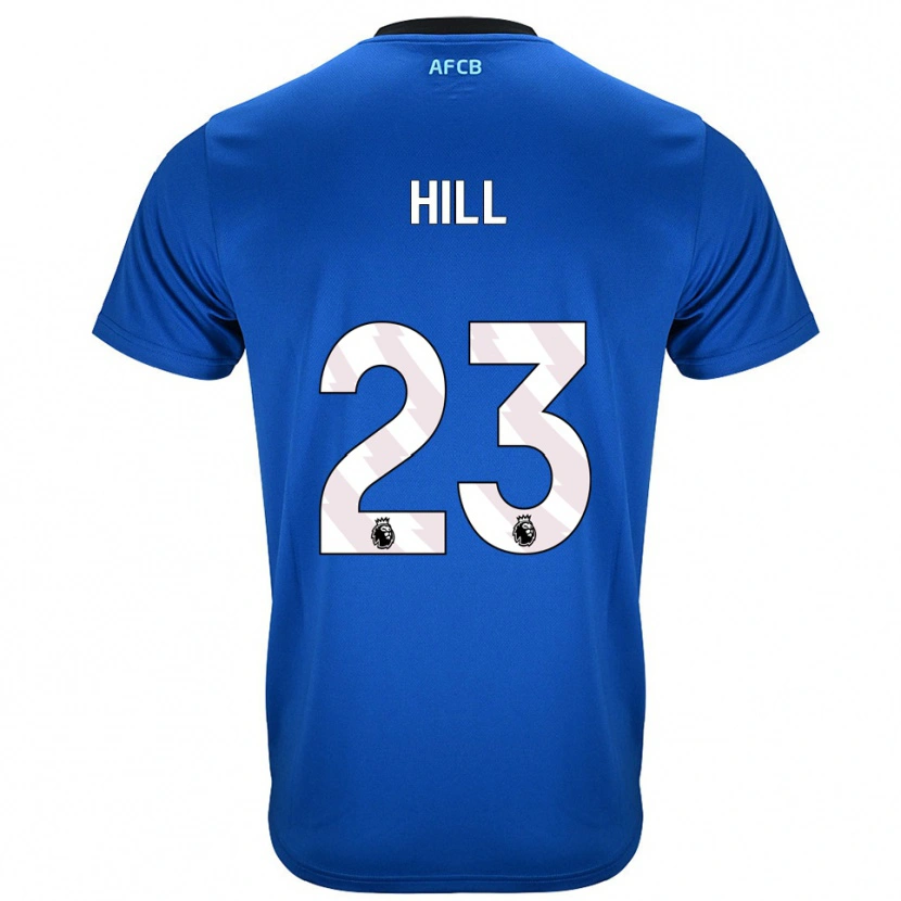 Danxen Dames James Hill #23 Blauw Zwart Uitshirt Uittenue 2025/26 T-Shirt
