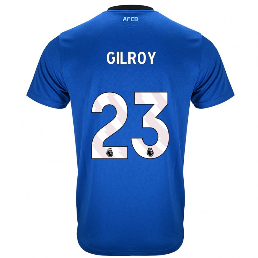 Danxen Dames Chloe Gilroy #23 Blauw Zwart Uitshirt Uittenue 2025/26 T-Shirt
