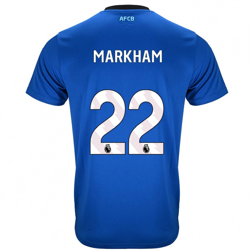 Danxen Dames Jenna Markham #22 Blauw Zwart Uitshirt Uittenue 2025/26 T-Shirt