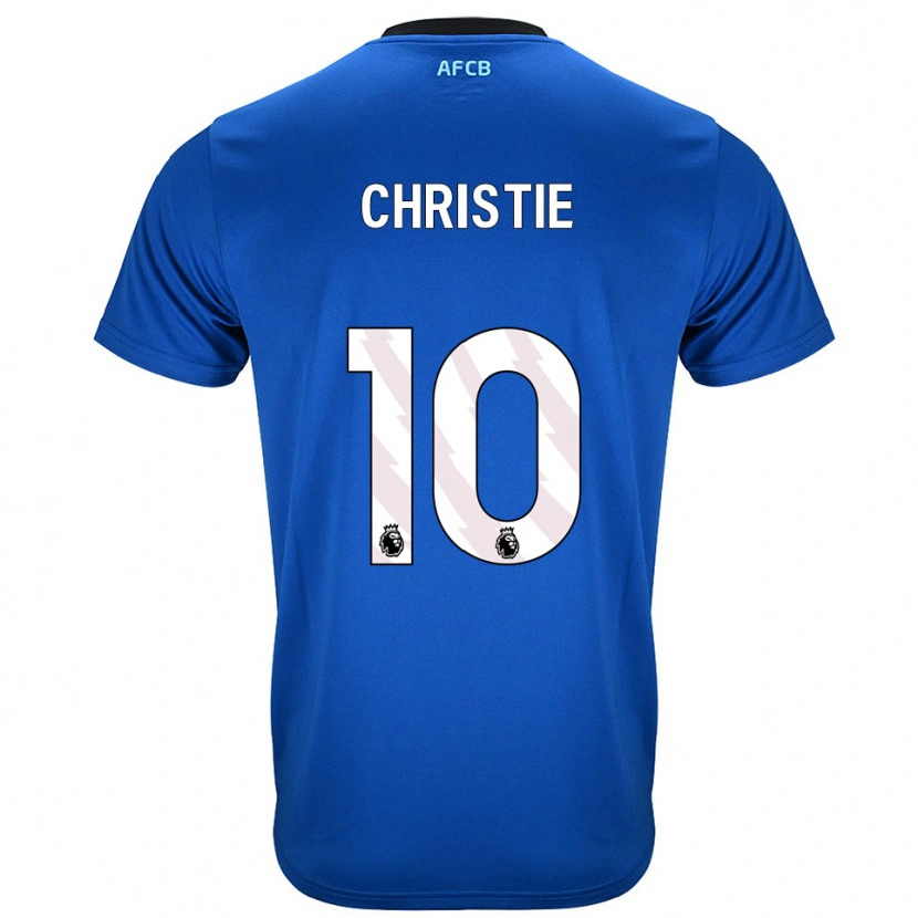 Danxen Dames Ryan Christie #10 Blauw Zwart Uitshirt Uittenue 2025/26 T-Shirt