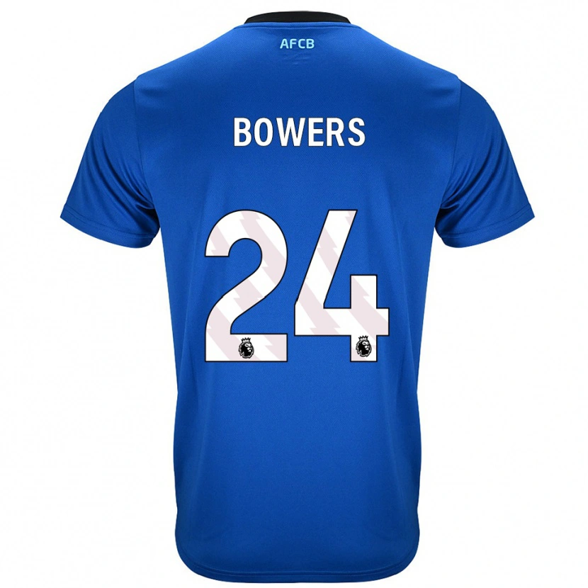 Danxen Dames Kelci Bowers #24 Blauw Zwart Uitshirt Uittenue 2025/26 T-Shirt