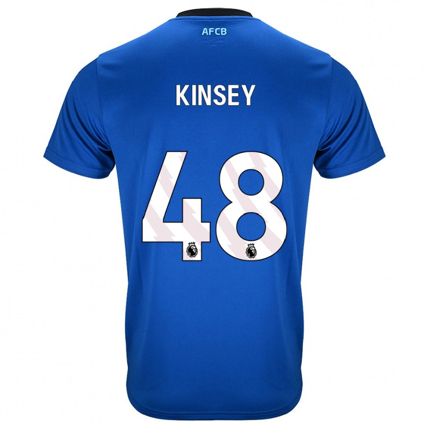 Danxen Dames Max Kinsey #48 Blauw Zwart Uitshirt Uittenue 2025/26 T-Shirt