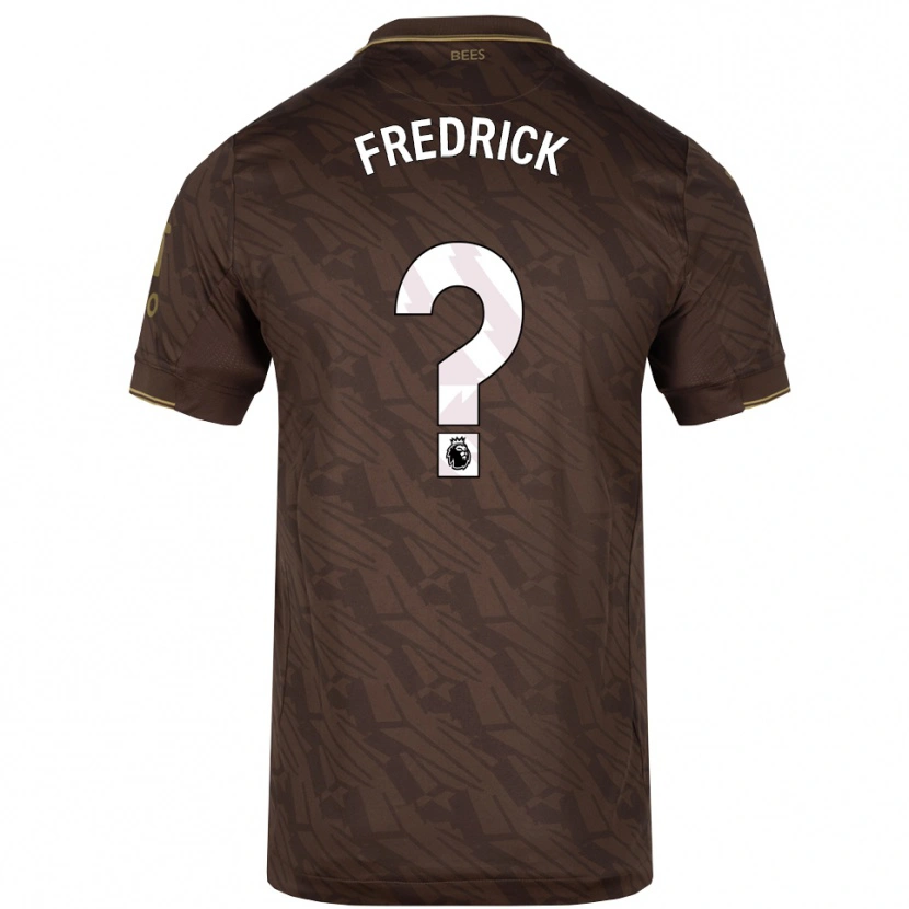 Danxen Dames Benjamin Fredrick #0 Bruin Goud Uitshirt Uittenue 2025/26 T-Shirt