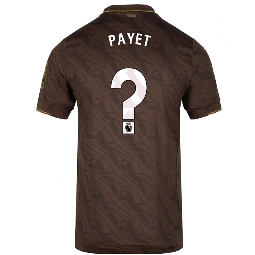 Danxen Dames Trae Payet #0 Bruin Goud Uitshirt Uittenue 2025/26 T-Shirt