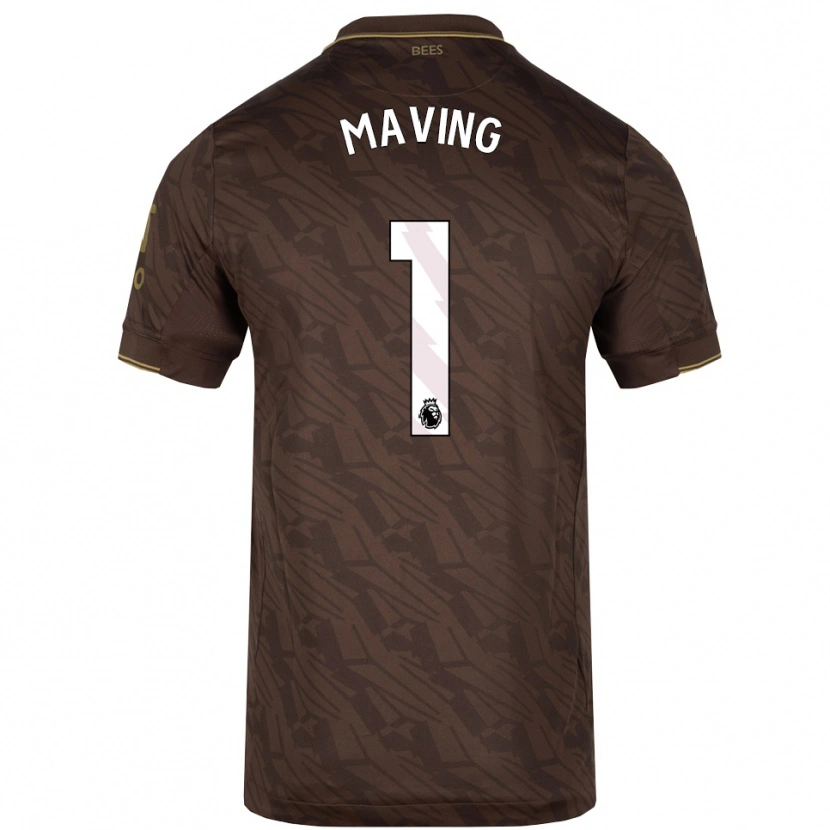 Danxen Dames Emily Maving #1 Bruin Goud Uitshirt Uittenue 2025/26 T-Shirt