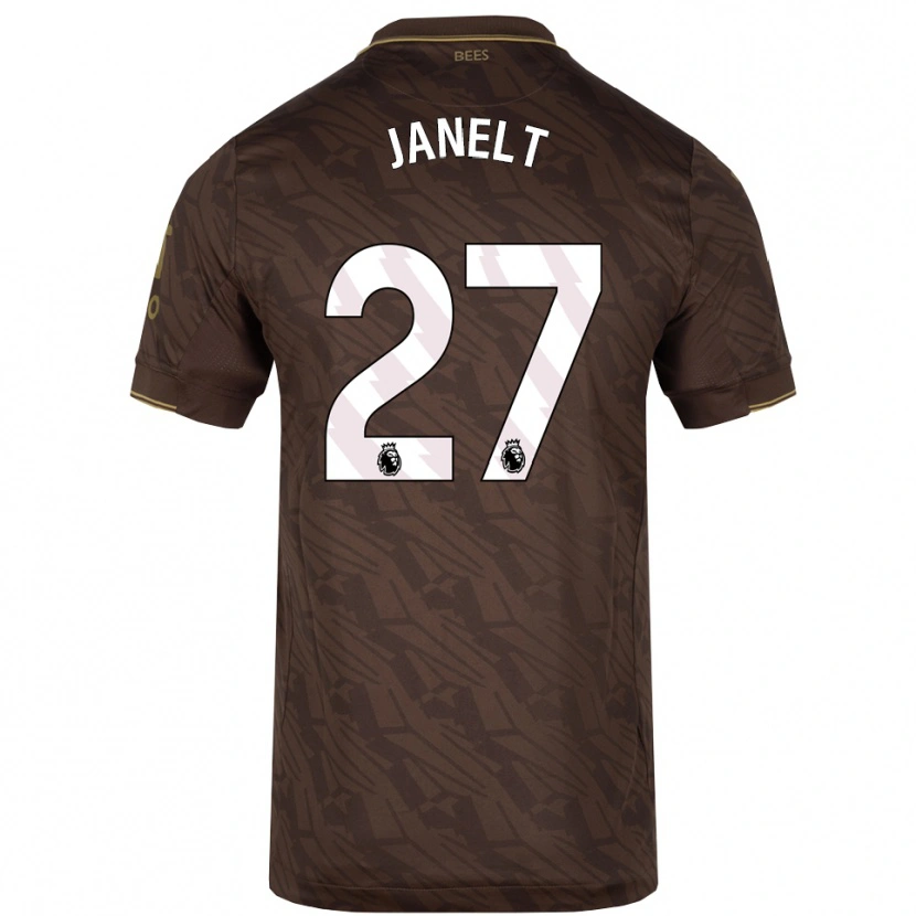 Danxen Dames Vitaly Janelt #27 Bruin Goud Uitshirt Uittenue 2025/26 T-Shirt