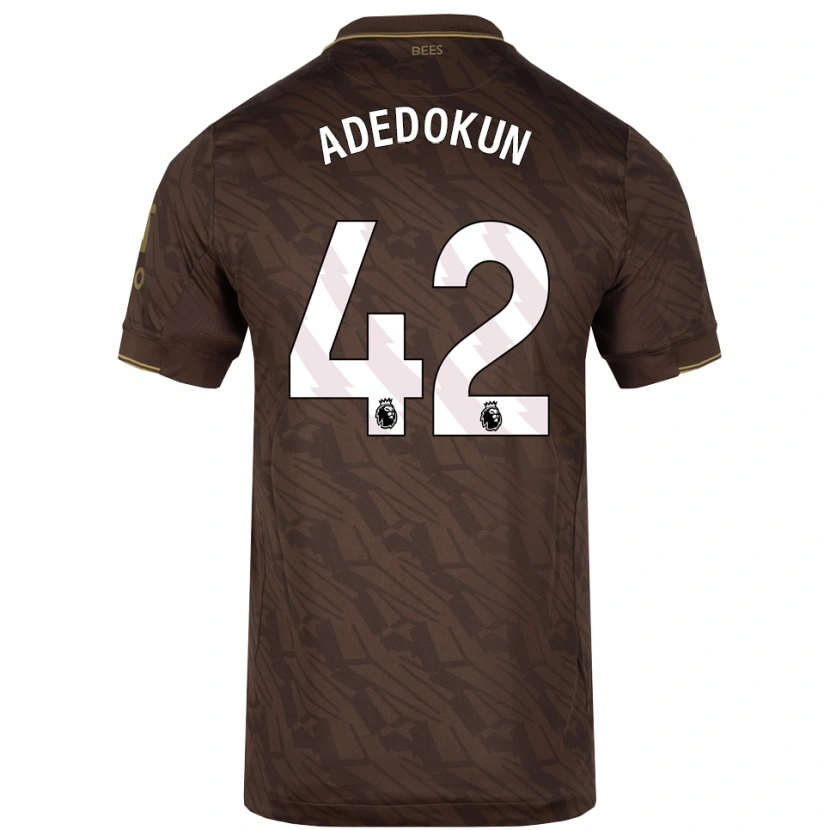 Danxen Dames Val Adedokun #42 Bruin Goud Uitshirt Uittenue 2025/26 T-Shirt