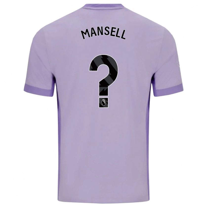 Danxen Dames Alfie Mansell #0 Taro Paars Wit Uitshirt Uittenue 2025/26 T-Shirt
