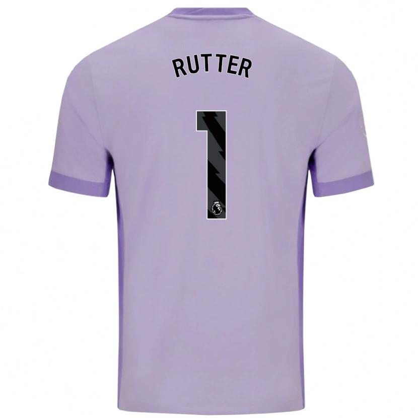 Danxen Dames William Rutter #1 Taro Paars Wit Uitshirt Uittenue 2025/26 T-Shirt