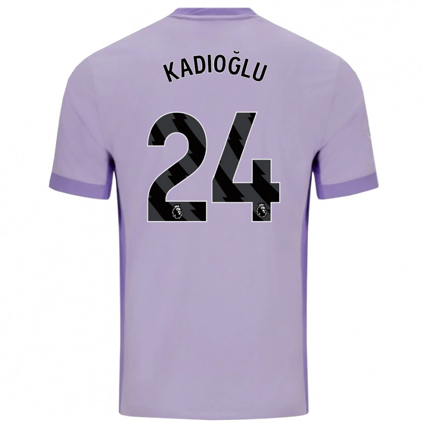 Danxen Dames Ferdi Kadıoğlu #24 Taro Paars Wit Uitshirt Uittenue 2025/26 T-Shirt