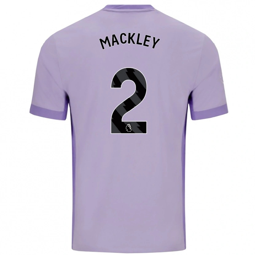 Danxen Dames Callum Mackley #2 Taro Paars Wit Uitshirt Uittenue 2025/26 T-Shirt