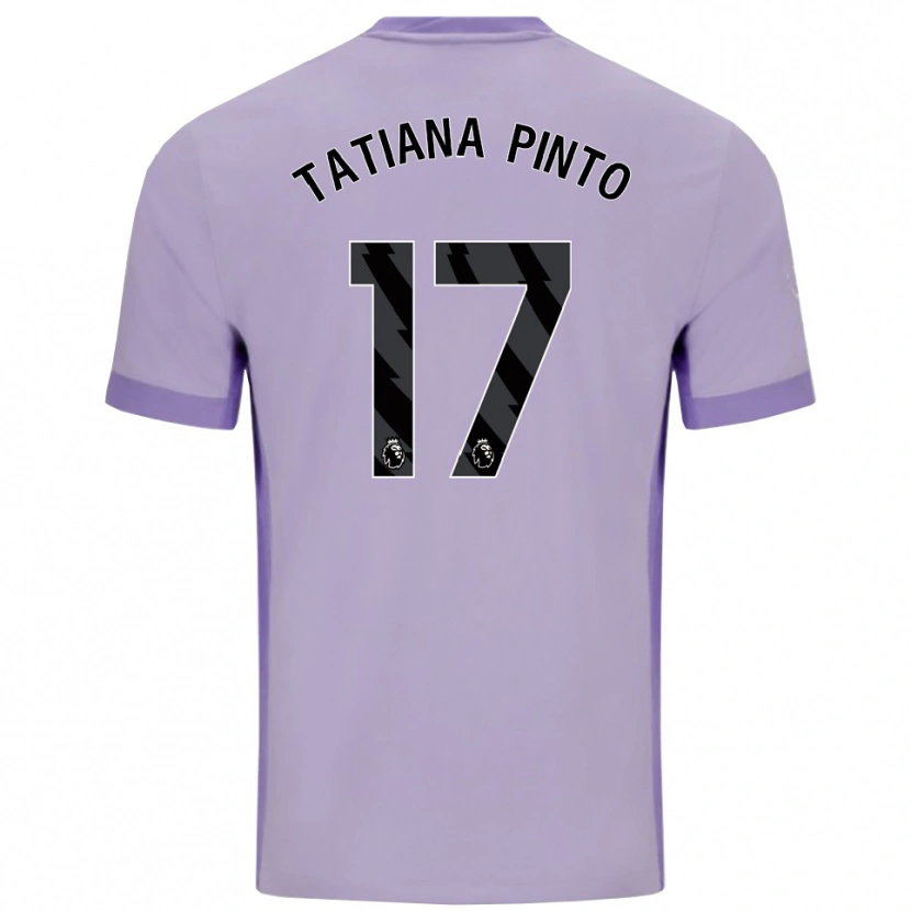 Danxen Dames Tatiana Vanessa Ferreira Pinto #17 Taro Paars Wit Uitshirt Uittenue 2025/26 T-Shirt
