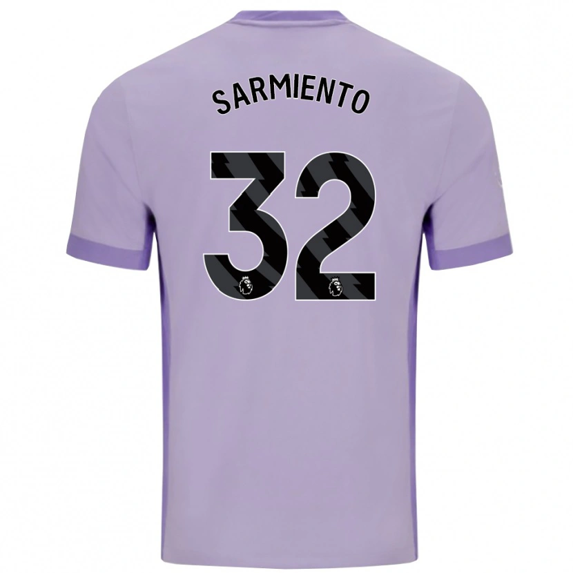 Danxen Dames Jeremy Sarmiento #32 Taro Paars Wit Uitshirt Uittenue 2025/26 T-Shirt