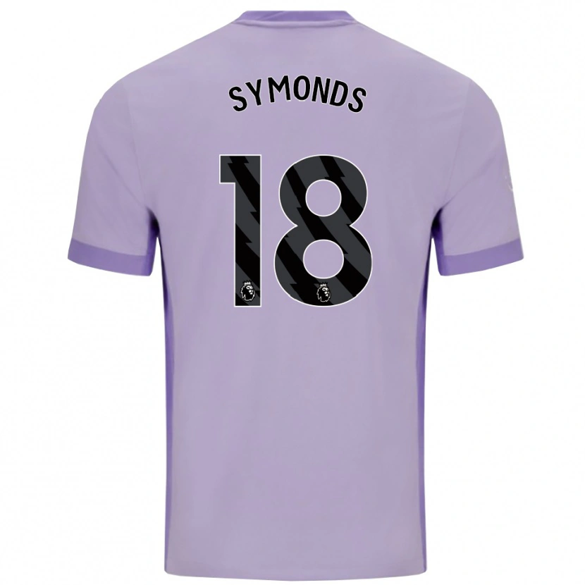 Danxen Dames Maisie Symonds #18 Taro Paars Wit Uitshirt Uittenue 2025/26 T-Shirt