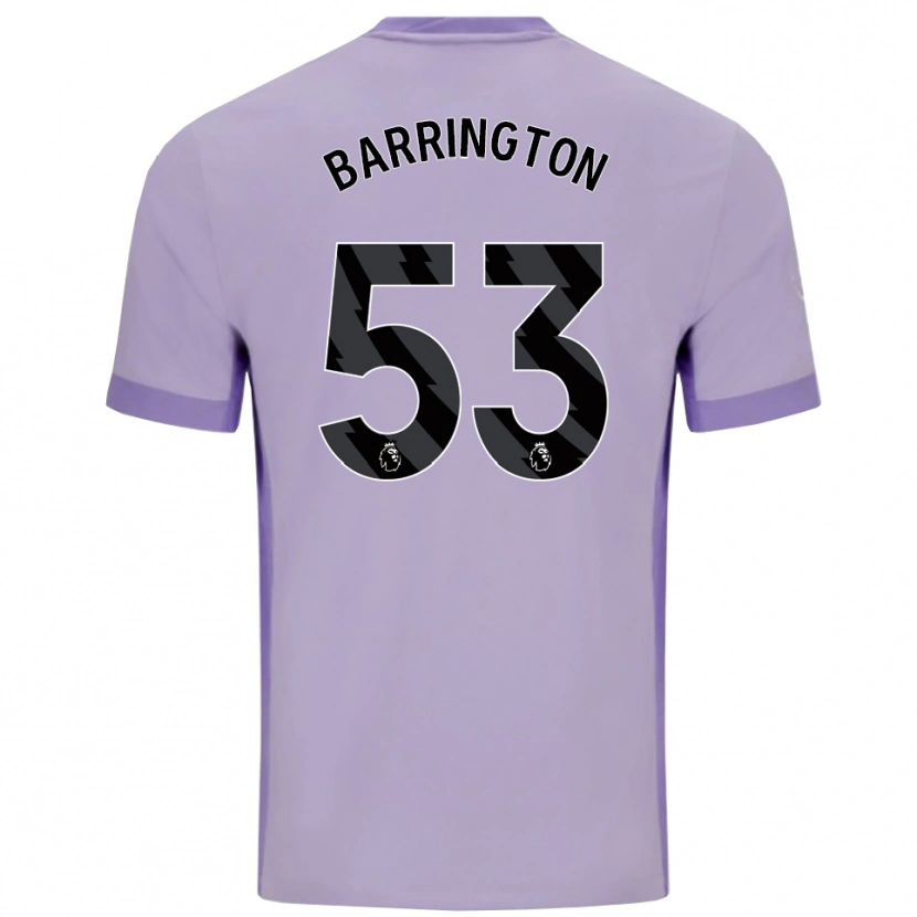 Danxen Dames Luca Barrington #53 Taro Paars Wit Uitshirt Uittenue 2025/26 T-Shirt