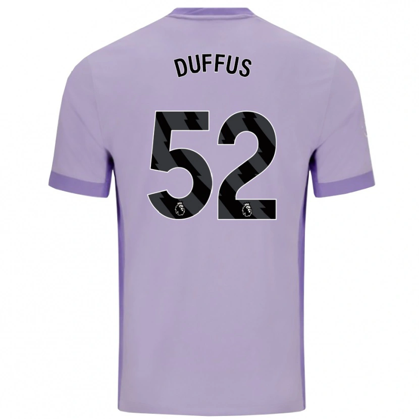 Danxen Dames Joshua Duffus #52 Taro Paars Wit Uitshirt Uittenue 2025/26 T-Shirt