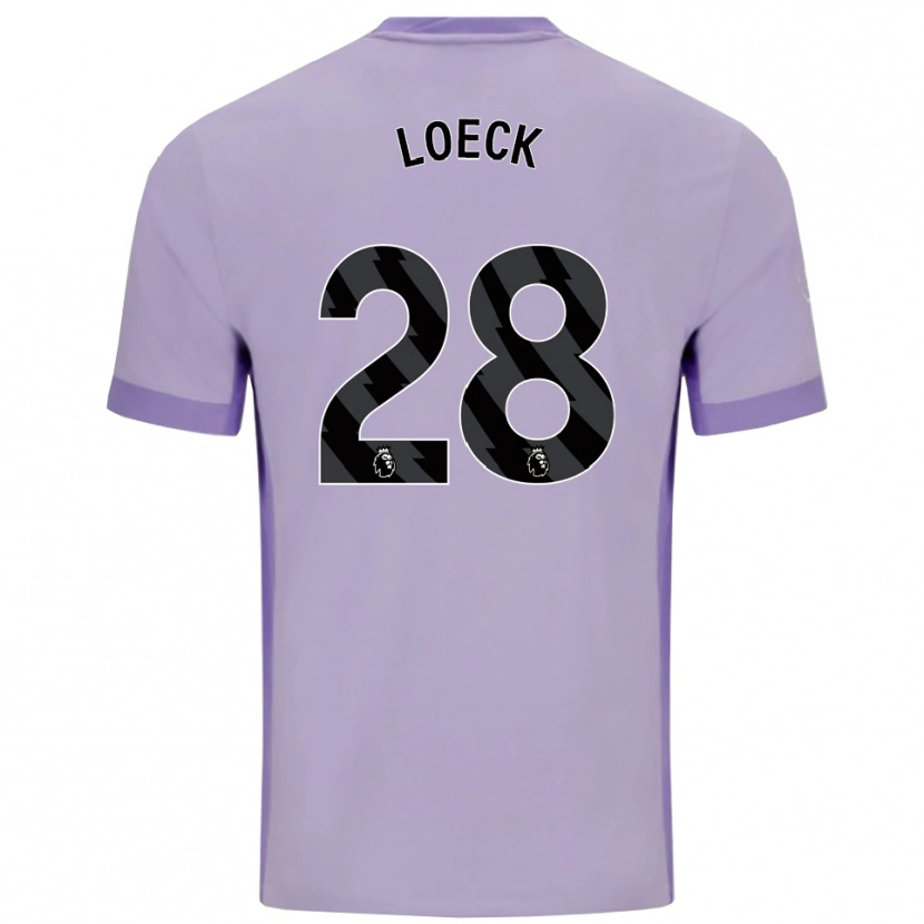 Danxen Dames Melina Loeck #28 Taro Paars Wit Uitshirt Uittenue 2025/26 T-Shirt