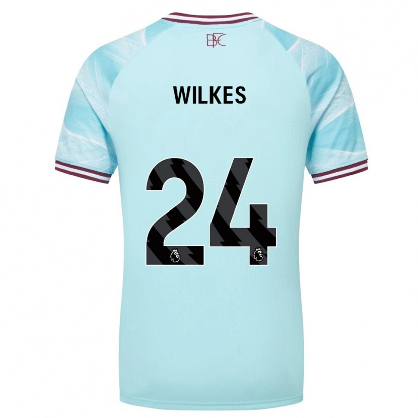 Danxen Dames Tilly Wilkes #24 Hemelsblauw Bourgondisch Uitshirt Uittenue 2025/26 T-Shirt