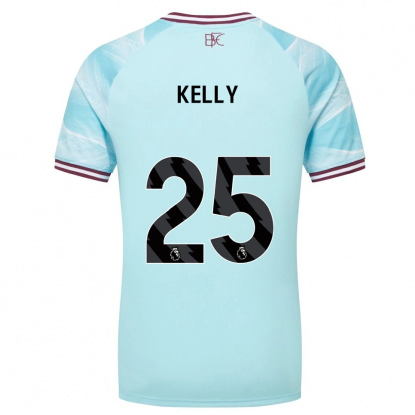 Danxen Dames Aimee Kelly #25 Hemelsblauw Bourgondisch Uitshirt Uittenue 2025/26 T-Shirt
