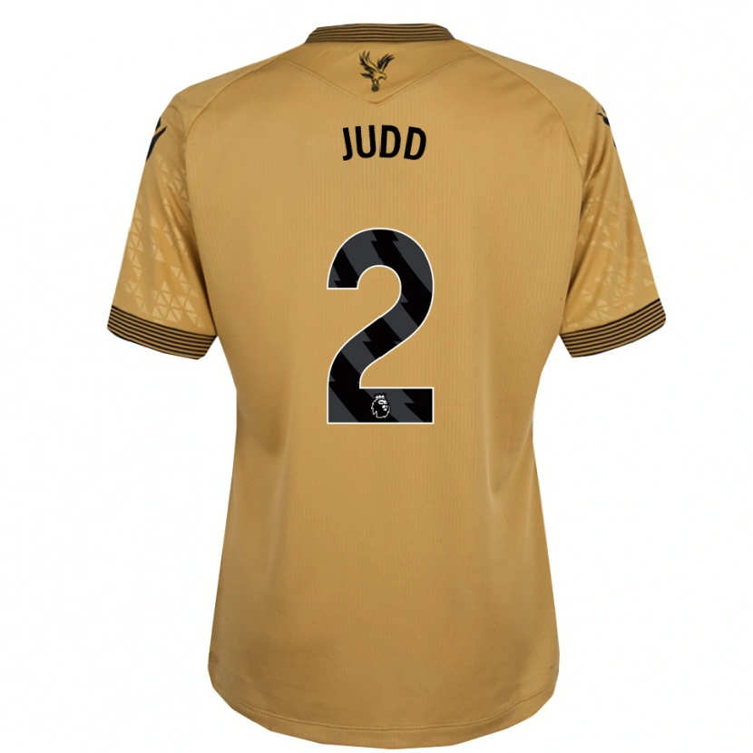 Danxen Dames Jasper Judd #2 Goud Zwart Uitshirt Uittenue 2025/26 T-Shirt