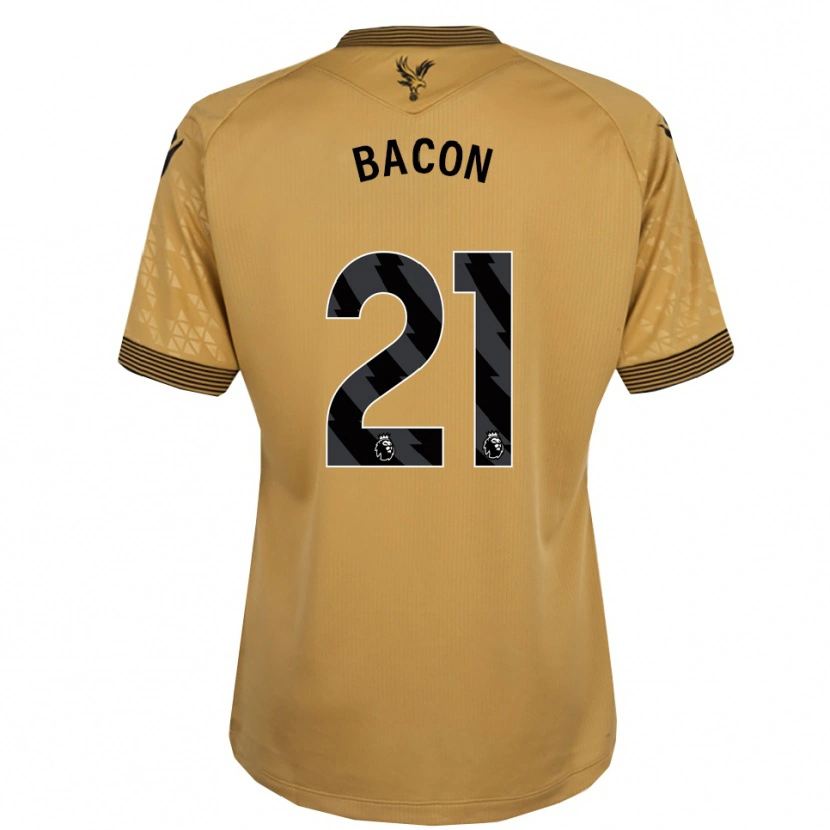 Danxen Dames Skye Bacon #21 Goud Zwart Uitshirt Uittenue 2025/26 T-Shirt