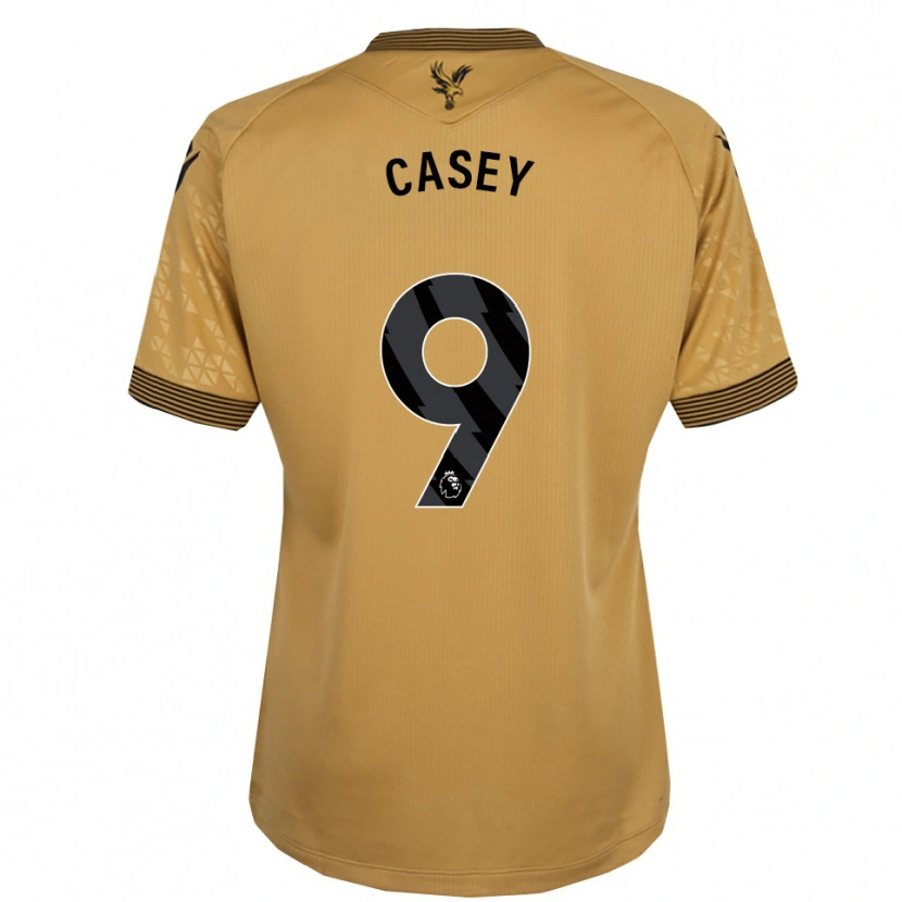 Danxen Dames Ben Casey #9 Goud Zwart Uitshirt Uittenue 2025/26 T-Shirt