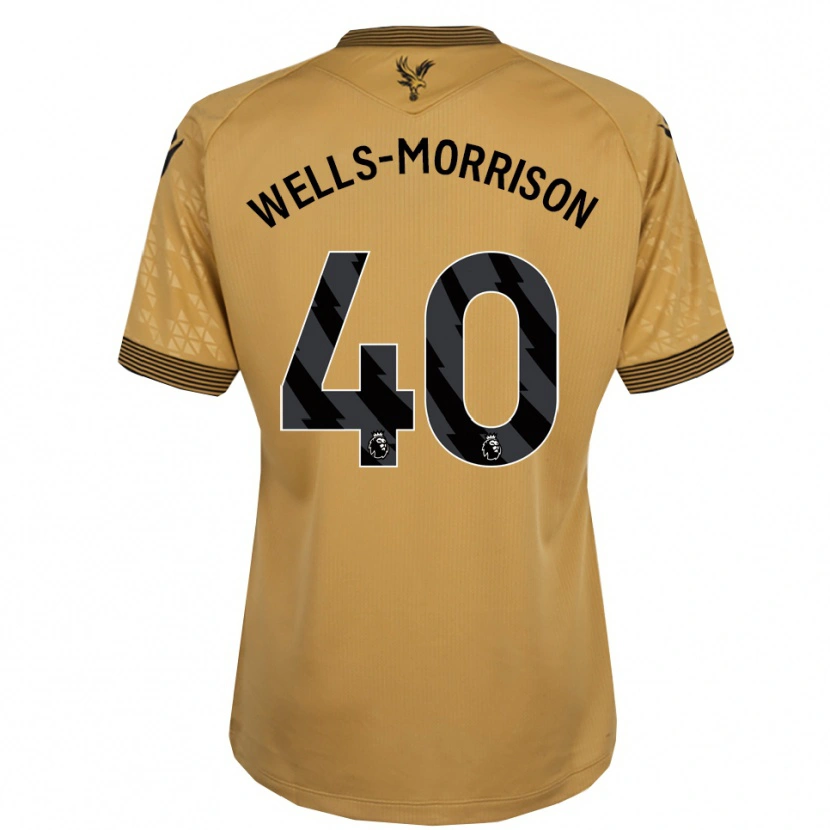 Danxen Dames Jack Wells-Morrison #40 Goud Zwart Uitshirt Uittenue 2025/26 T-Shirt