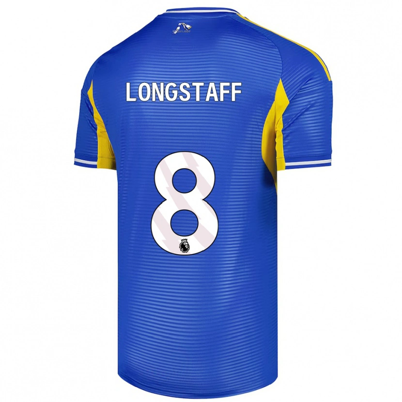 Danxen Dames Sean Longstaff #8 Blauw Geel Uitshirt Uittenue 2025/26 T-Shirt