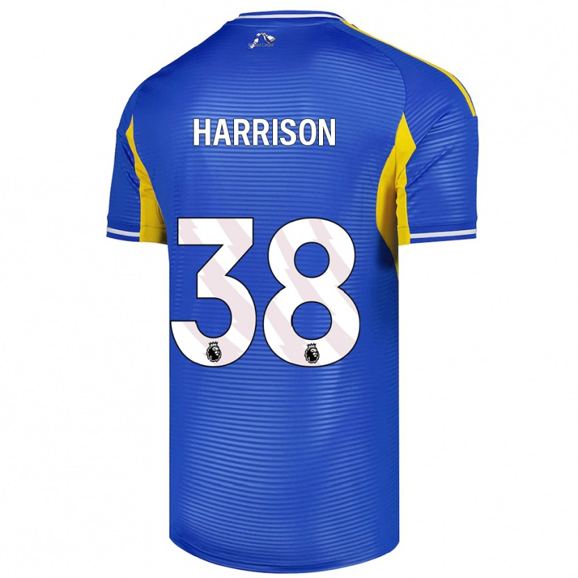 Danxen Dames Jack Harrison #38 Blauw Geel Uitshirt Uittenue 2025/26 T-Shirt