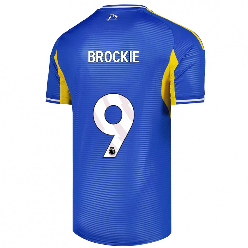 Danxen Dames Devon Brockie #9 Blauw Geel Uitshirt Uittenue 2025/26 T-Shirt