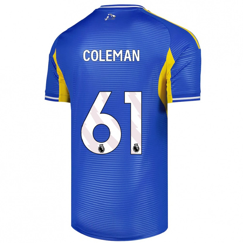Danxen Dames Cian Coleman #61 Blauw Geel Uitshirt Uittenue 2025/26 T-Shirt