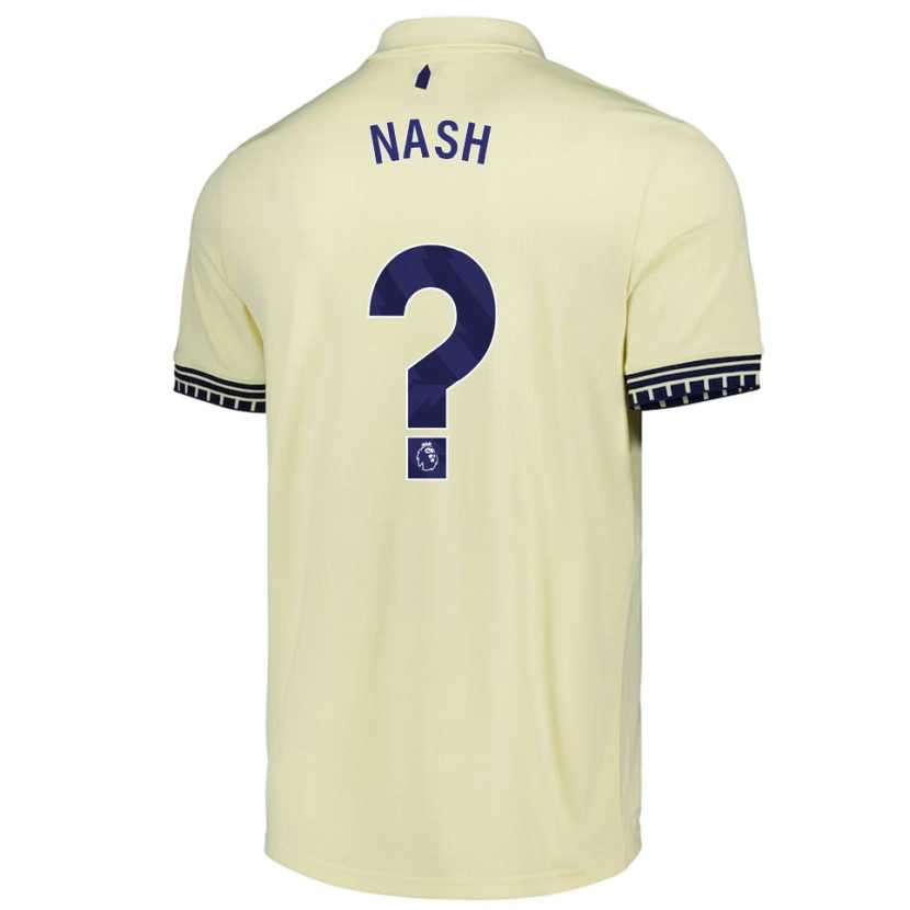 Danxen Dames Patrick Nash #0 Gebroken Wit Zwart Uitshirt Uittenue 2025/26 T-Shirt