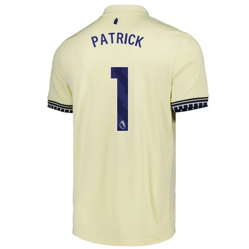 Danxen Dames Seve Patrick #1 Gebroken Wit Zwart Uitshirt Uittenue 2025/26 T-Shirt
