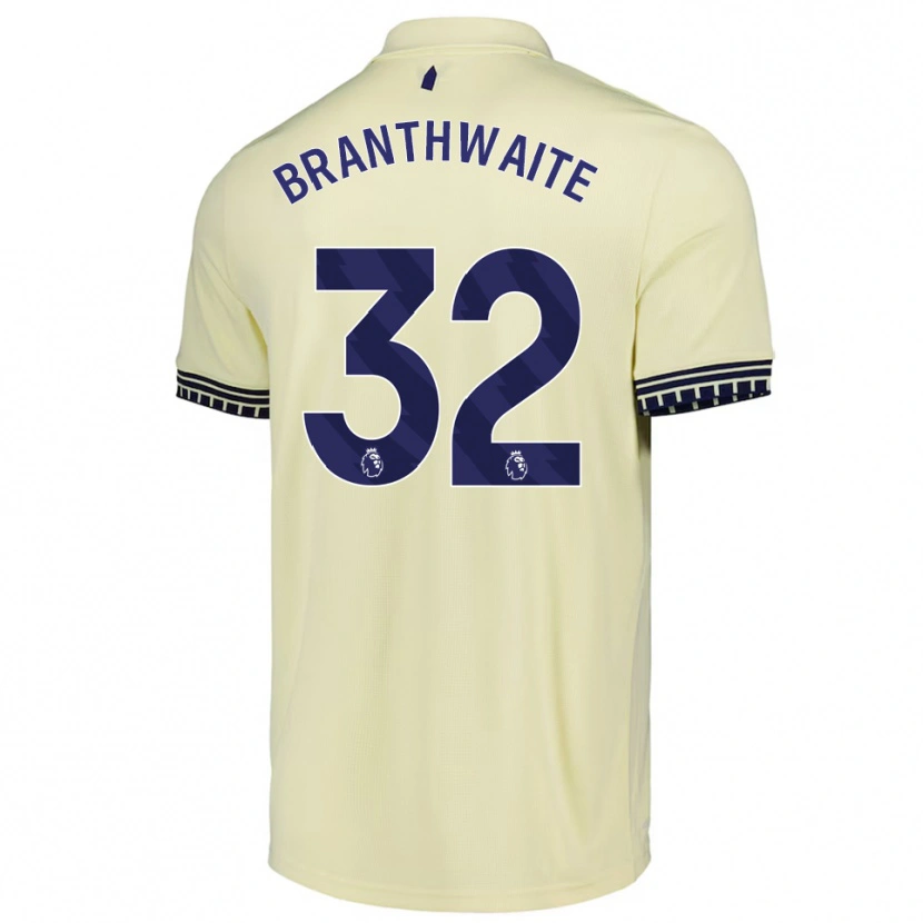 Danxen Dames Jarrad Branthwaite #32 Gebroken Wit Zwart Uitshirt Uittenue 2025/26 T-Shirt
