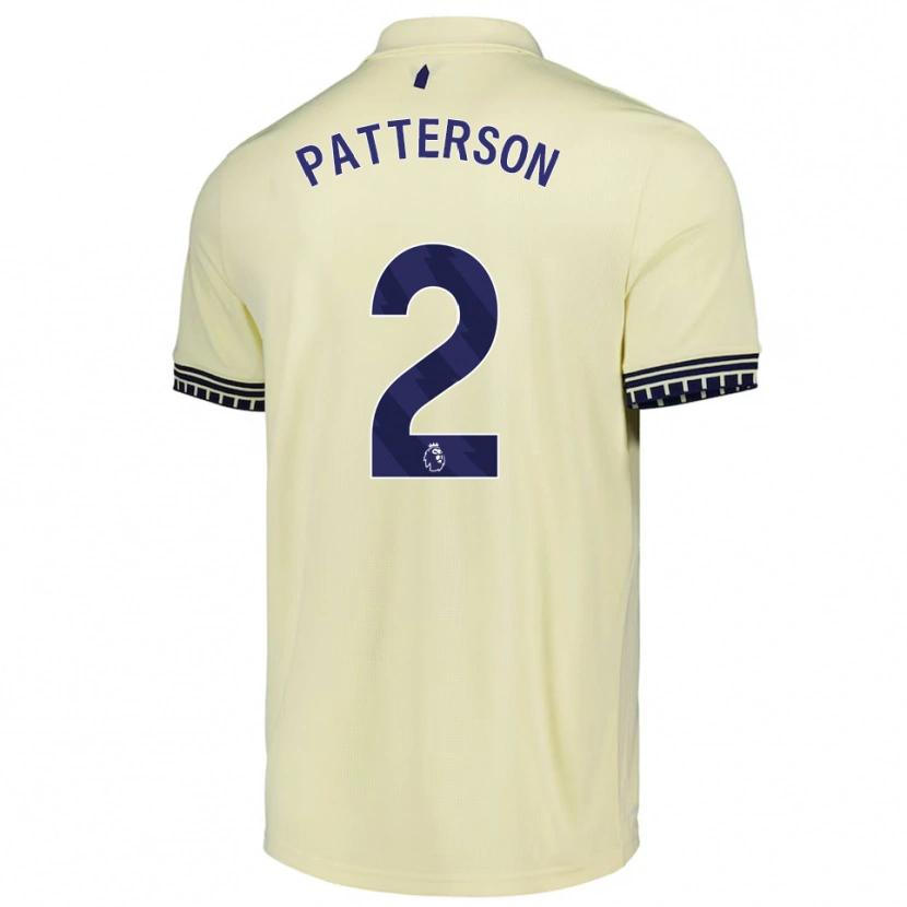 Danxen Dames Nathan Patterson #2 Gebroken Wit Zwart Uitshirt Uittenue 2025/26 T-Shirt