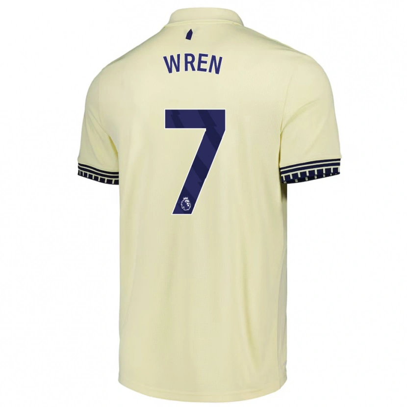 Danxen Dames Kean Wren #7 Gebroken Wit Zwart Uitshirt Uittenue 2025/26 T-Shirt