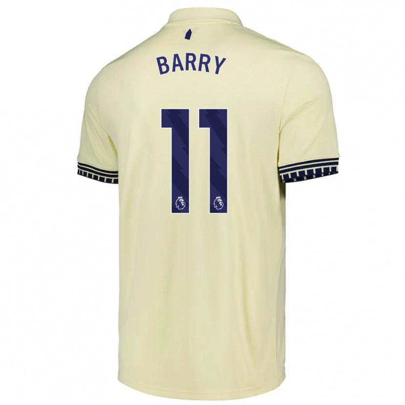 Danxen Dames Thierno Barry #11 Gebroken Wit Zwart Uitshirt Uittenue 2025/26 T-Shirt