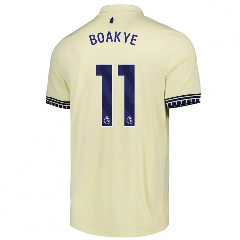 Danxen Dames Kingsford Boakye #11 Gebroken Wit Zwart Uitshirt Uittenue 2025/26 T-Shirt