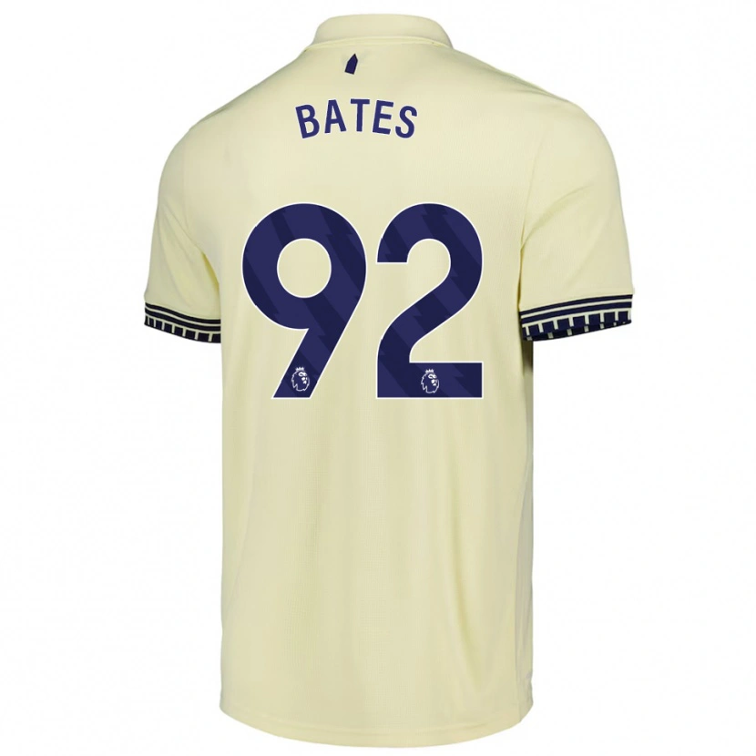 Danxen Dames Callum Bates #92 Gebroken Wit Zwart Uitshirt Uittenue 2025/26 T-Shirt