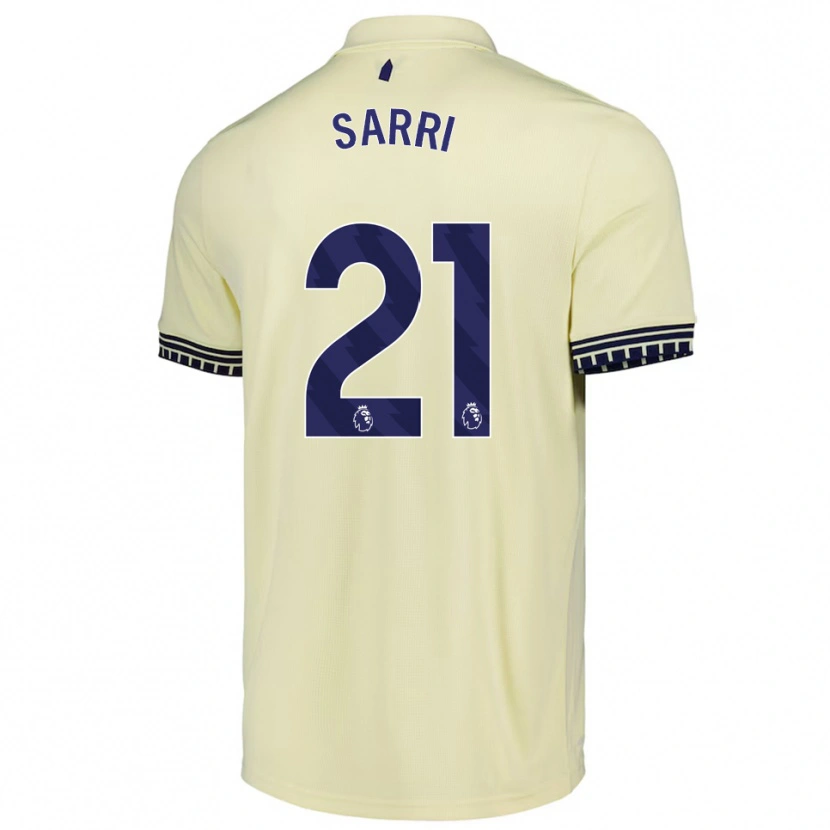 Danxen Dames Veatriki Sarri #21 Gebroken Wit Zwart Uitshirt Uittenue 2025/26 T-Shirt