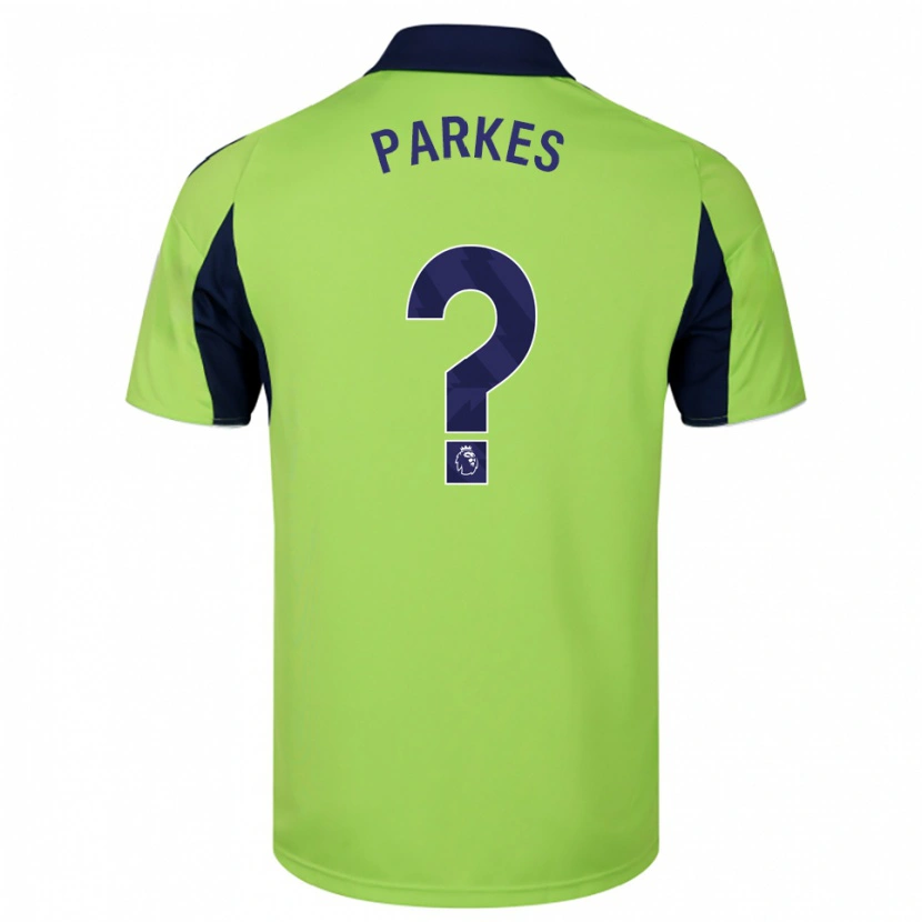 Danxen Dames Stefan Parkes #0 Groen Marineblauw Wit Uitshirt Uittenue 2025/26 T-Shirt