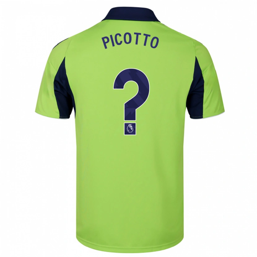 Danxen Dames Luca Picotto #0 Groen Marineblauw Wit Uitshirt Uittenue 2025/26 T-Shirt