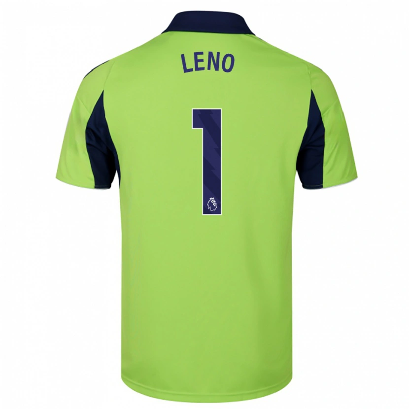 Danxen Dames Bernd Leno #1 Groen Marineblauw Wit Uitshirt Uittenue 2025/26 T-Shirt