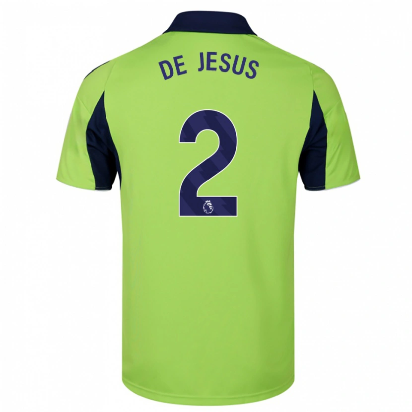 Danxen Dames Brad De Jesus #2 Groen Marineblauw Wit Uitshirt Uittenue 2025/26 T-Shirt