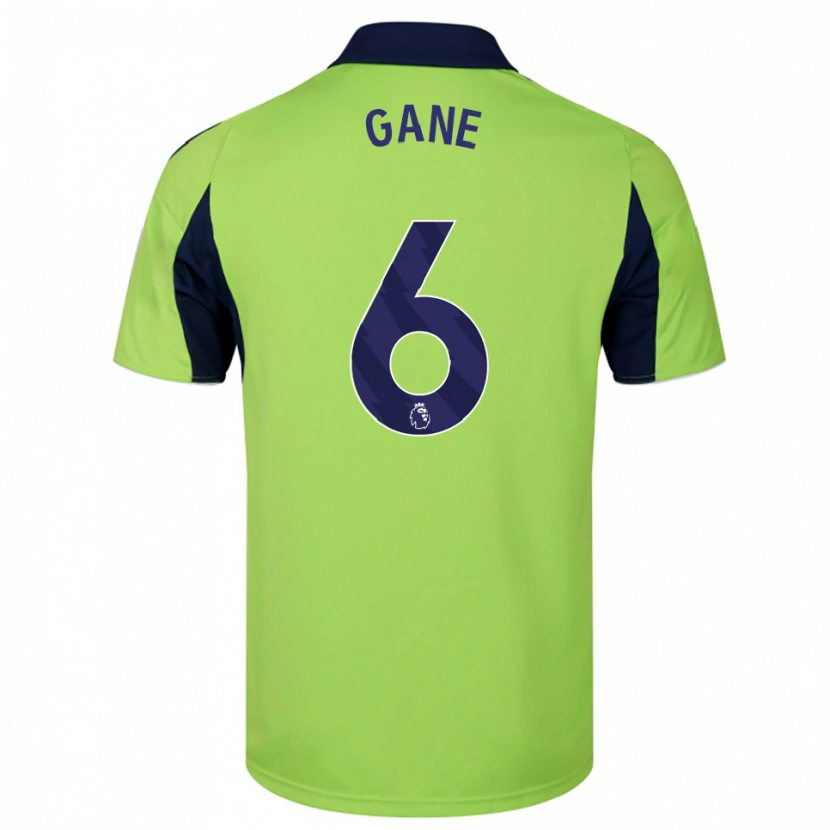 Danxen Dames Evie Gane #6 Groen Marineblauw Wit Uitshirt Uittenue 2025/26 T-Shirt