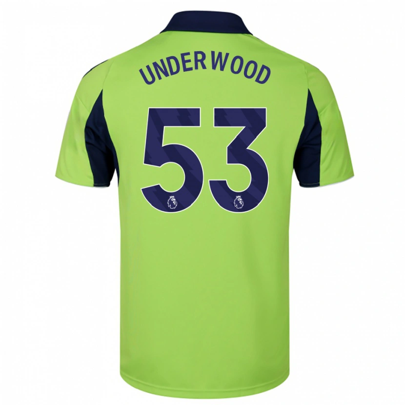Danxen Dames Marco Underwood #53 Groen Marineblauw Wit Uitshirt Uittenue 2025/26 T-Shirt