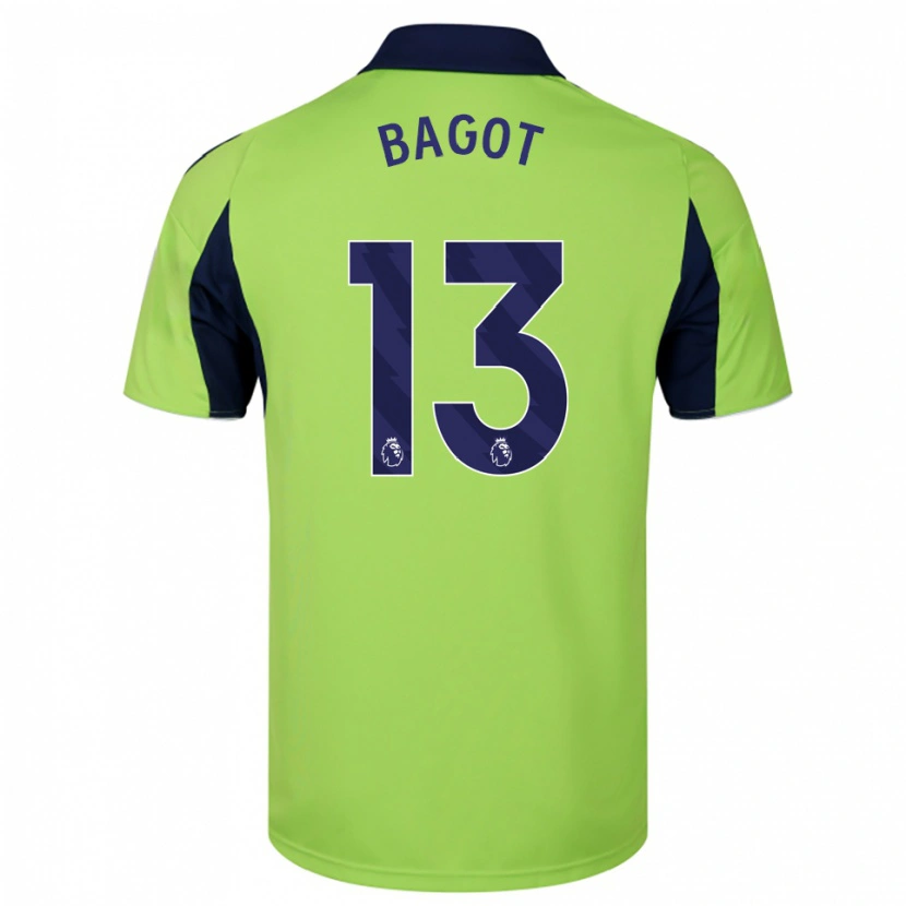 Danxen Dames Matthew Bagot #13 Groen Marineblauw Wit Uitshirt Uittenue 2025/26 T-Shirt