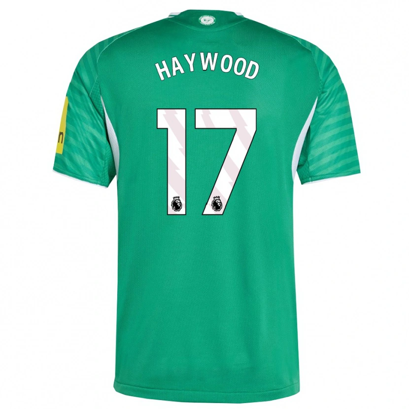Danxen Dames Sophie Haywood #17 Groen Wit Uitshirt Uittenue 2025/26 T-Shirt